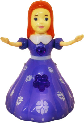 

Funlaro Musical 360° Revolving Dancing Doll With Lights for Kids (Purple)(Purple)