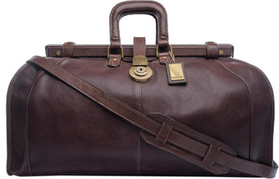 

Hidesign 18 inch/46 cm Safari Travel Duffel Bag(Brown)