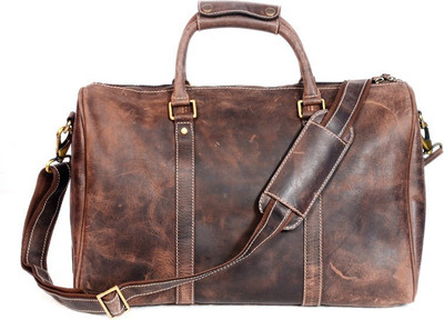Zakara 15 inch/40 cm Latina Travel Duffel Bag(Brown)