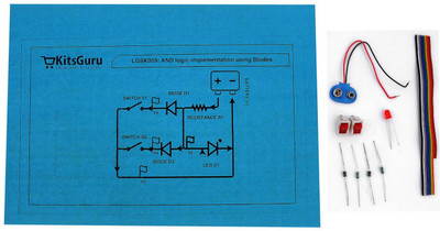 

KitsGuru AND Logic Implementation using Diodes LGSK009 Educational Electronic Hobby Kit