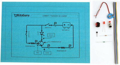 KitsGuru Transistor as a switch Educational Electronic Hobby Kit