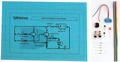 KitsGuru Transistor as an OR gate Educational Electronic Hobby Kit