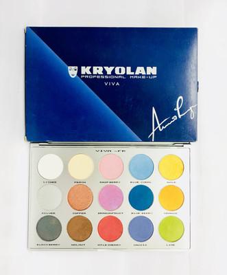 

Kryolan ( FR ) VIVA Brilliant Color Medley 15 Color Palette 52 g(Multi)