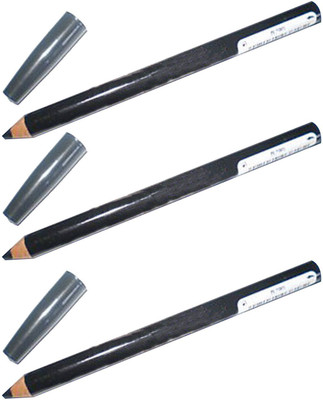 

MyBeautyWear Women's Eyebrow pencil Ultra Brow Arch & Shape (Black) Pack of 3(Black)