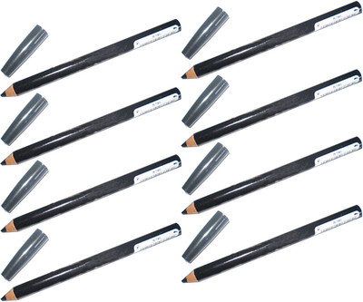 

MyBeautyWear Women's Eyebrow pencil Ultra Brow Arch & Shape (Black) Pack of 8(Black)