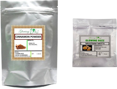 

Glowing Buzz Combo of cinnamon powder 200grams and multaani mitti powder 50 grams(250 g)