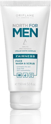 

Oriflame Sweden North for Men Fairness Scrub & Face Wash(150 ml)