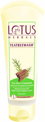 

Lotus Teatreewash & Cinnamon Anti Acne Oil Control Face Wash(120 gm)