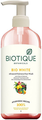 

BIOTIQUE BIO Biotique White Whitening & Brightening Face Wash for 300ml All Skin Types Face Wash(300 ml)