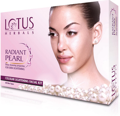 

Lotus Radiant Pearl Cellular Lightening Facial Kit 37 g(Set of 4)