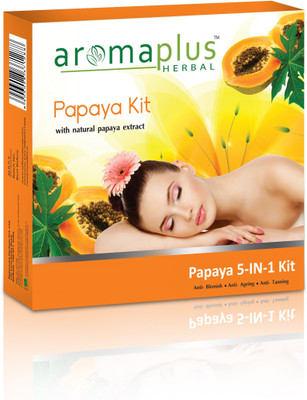 

Aromaplus Herbal Papaya 5-in-1 Facial Kit 210 g(Set of 5)