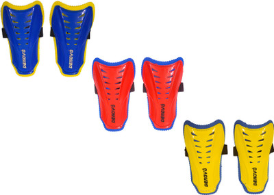 

DeNovo Club (3 Pairs) Football Shin Guard(, Blue, Red, Yellow