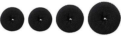 

PRIZLEEN PREMIUM DONUTS FOR WOMEN SET OF 4 HAIR Bun(Black)