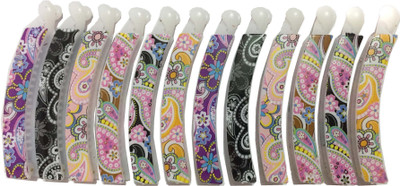 

window shop clutchers in hair accessories pack of 12 Banana Clip, Hair Clip(Multicolor)