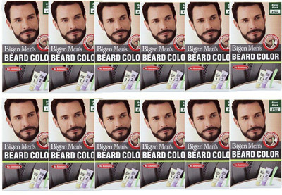 

Bigen Men's Beard Colour ( 20g + 20g each ) | Combo Pack / Set Of 12 Ammonia Free Beard Hair Color(B102 - Brown Black)