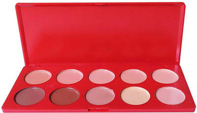 

ABDUS Color Series Contour Highlighter Palette (10 Shades) Highlighter(Multicolor)