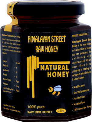 

himalayan street raw honey (unprocessed and unfiltered) 100% Pure Raw Sidr (Berry) Honey 250gm(250 g)