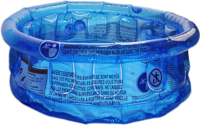

Funlaro Water Pool For Kids Transparent Blue Color Inflatable Pool(Blue)