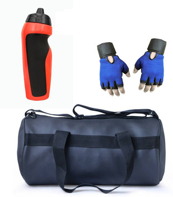 

Vellora Gym Bag And Gym Glove With Sipper Penguin Wrist Support Combo Gym & Fitness Kit