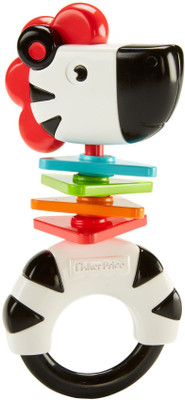 Fisher-Price ZEBRA RATTLE(Multicolor)