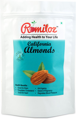 

romiloz CALIFORNIA ALMONDS Almonds(500 g, Pouch)