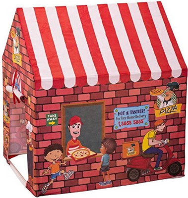 

Kajal Enterprise My Pizza Shop Tent House For Kids (Multicolor) (Brown)(Brown)