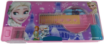 

Barbie Barbie Cartoon design Art Plastic Pencil Box(Set of 1, Pink)