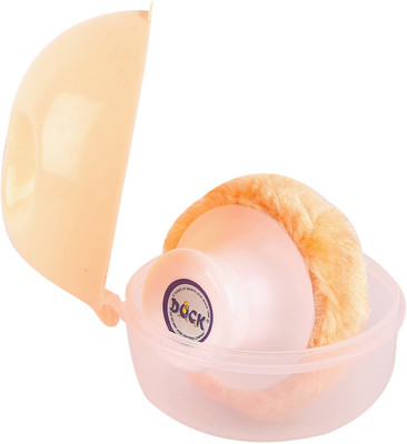 

Poddar Fashion Square Unbreakable Opaque New Born Baby Soft Gentle Touch Face Body Talcum Powder Easy to Refill Puff Cosmetic Storage Spong Container Villus Total Hygiene Cylindrical Powder Containe(Yellow*-1)
