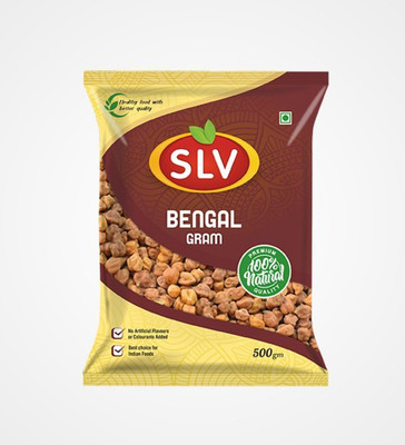 

slv food products Brown Bengal Gram (Whole)(500 g)