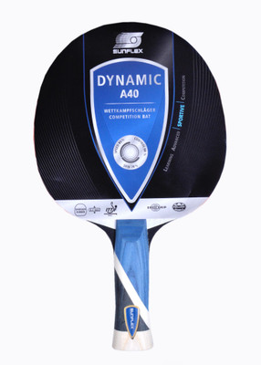 

SUNFLEX DYNAMIC A40 Black, Blue Table Tennis Racquet(190 g)