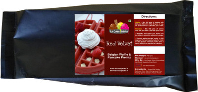 

La Casa Gelato Red Velvet Belgian Waffle Multigrain Premix 400 g