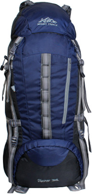 

Mount Track Discover Trekking & Hiking/ Camping Backpack 75 Ltrs with Rain Cover Rucksack Rucksack - 75(Blue)
