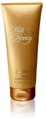 Oriflame Sweden Milk & Honey Gold Smoothing Sugar Scrub - New Scrub(200 g)