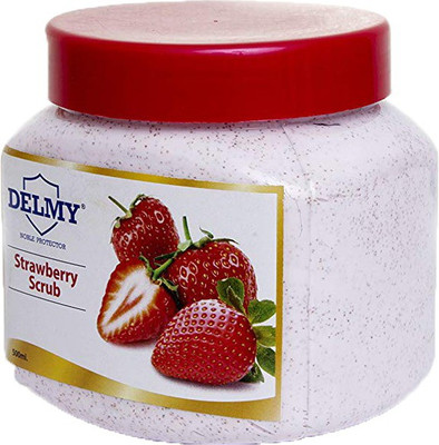 

delmy Strawberry Scrub (2 Bottles of 500g each) Scrub(1000 g)