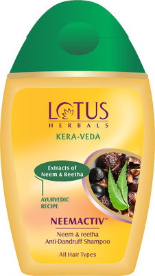 

Lotus Herbals Kera-Veda Neemactiv Neem & Reetha Anti Dandruff Shampoo(150 ml)