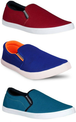 

WELDONE Combo Pack Of 3 Loafers For Men(Multicolor