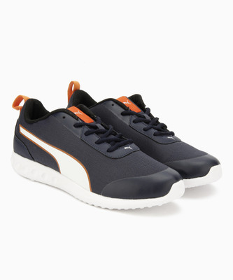 

Puma HappyFeetv2 IDP Running Shoe For Men(Navy, Peacoat-puma blk-vibrant org