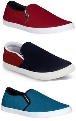

WELDONE Combo Pack Of 3 Loafers For Men(Multicolor