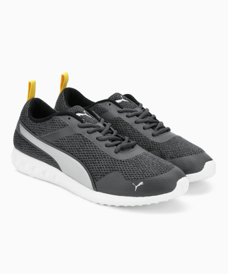 

Puma HappyFeet IDP Running Shoes For Men(Grey, Asphlt-specra yelw-puma blk