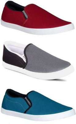 

WELDONE Combo Pack Of 3 Loafers For Men(Multicolor