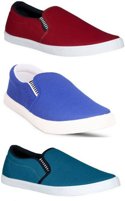 

WELDONE Combo Pack Of 3 Loafers For Men(Multicolor