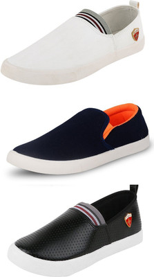 

Wwodcell Loafers For Men(Multicolor, White