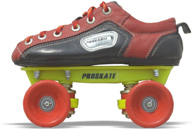 

Proskate Red Riper QSS 65 Roller Skate Combo Quad Roller Skates - Size J9-S12 UK(Red)