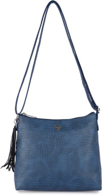 

Baggit Women Casual Blue PU Sling Bag