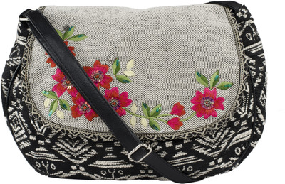 

VASA Women Casual Multicolor Canvas Sling Bag