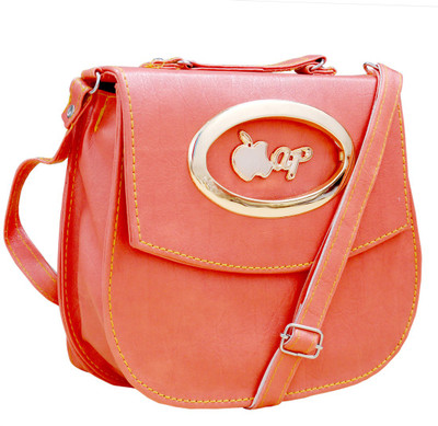 

VKEnterprisesServices Women Evening/Party, Casual, Formal Pink Leatherette Sling Bag
