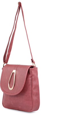 

Techno wear Women Casual Pink PU Shoulder Bag