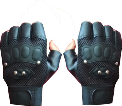 

GymWar Leather Palm Support Weight Lifting Gym & Fitness Gloves (Free Size, Black)