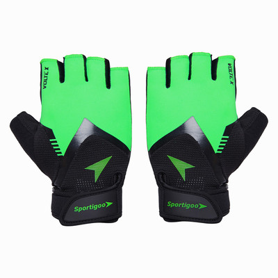 

Sportigoo VOLTE-X Gym & Fitness Gloves (, Black, Green