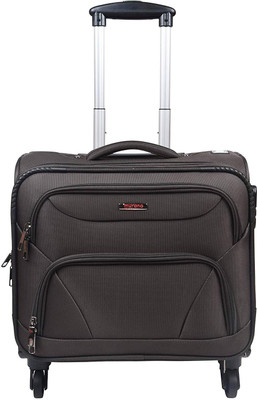 

Murano Cannon .5 Inch Rolling Overnigher with Padded Compartment Cabin Luggage -  inch(Brown